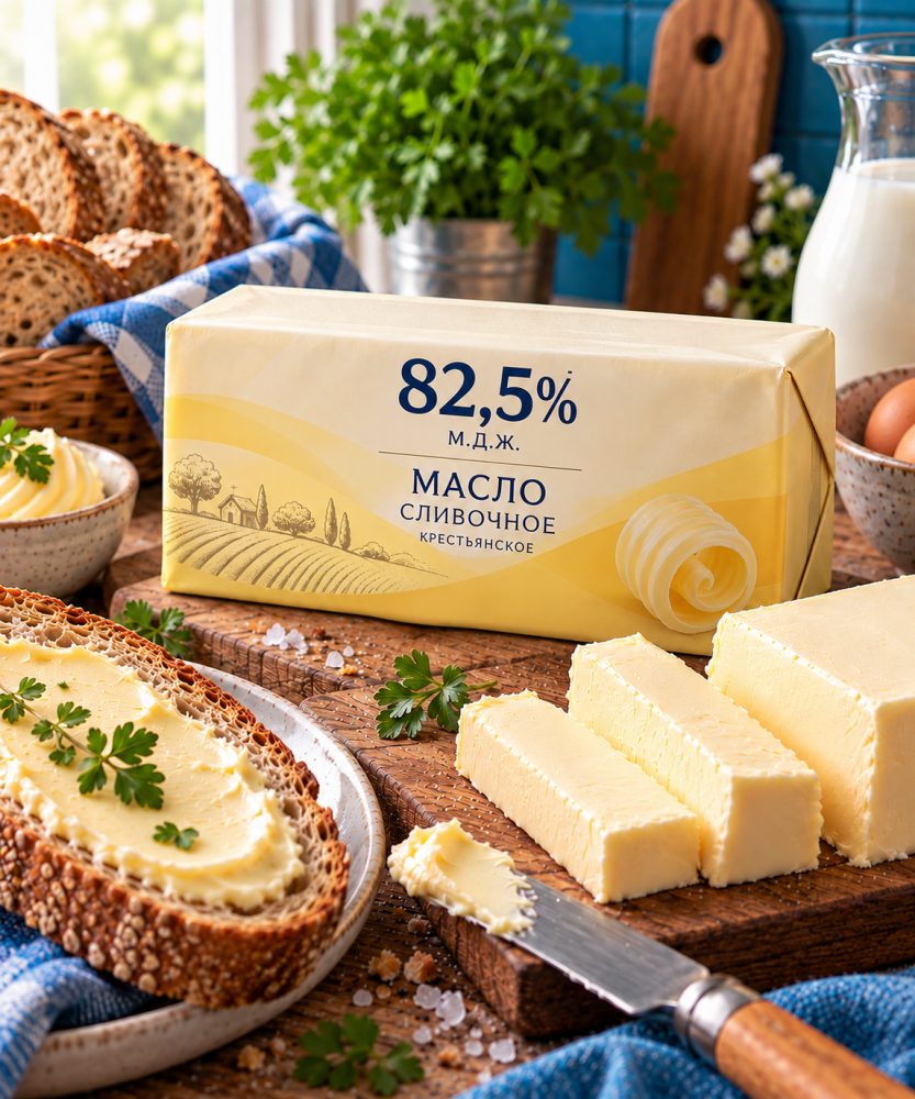 Масло сливочное "Традиционное" 82,5%