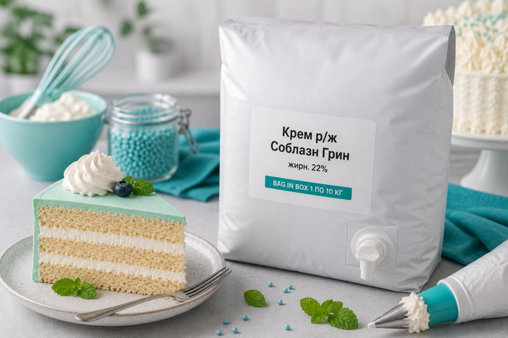 Крем р/ж Соблазн Грин 22%, Bag in Box 10 кг