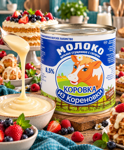 Молоко сгущеное 8,5% Кореновск